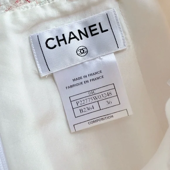 Chanel 04C 2004 Cruise Resort Ivory Fantasy Tweed B2364 Skirt Size 36 FR 4 US - Picture 11 of 16